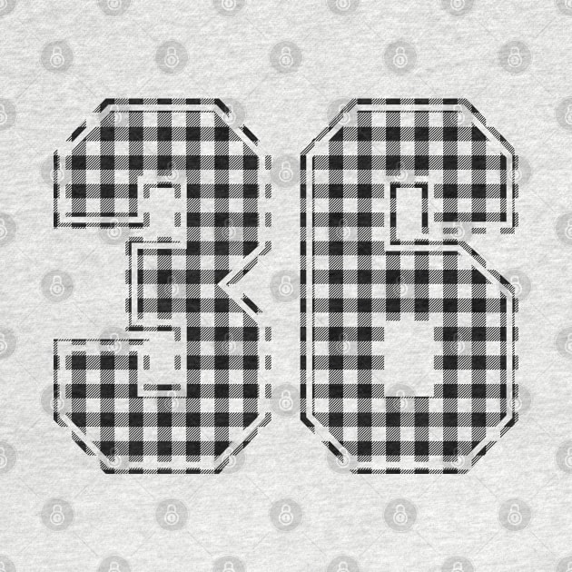 Plaid Number - 36 - Dark by tavare